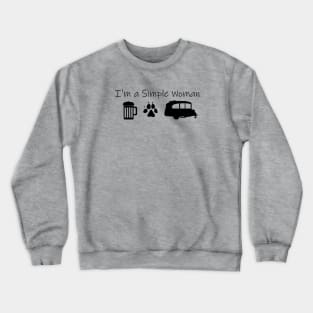 Airstream Basecamp "I'm a Simple Woman" - Beer, Dogs & Basecamp Crewneck Sweatshirt